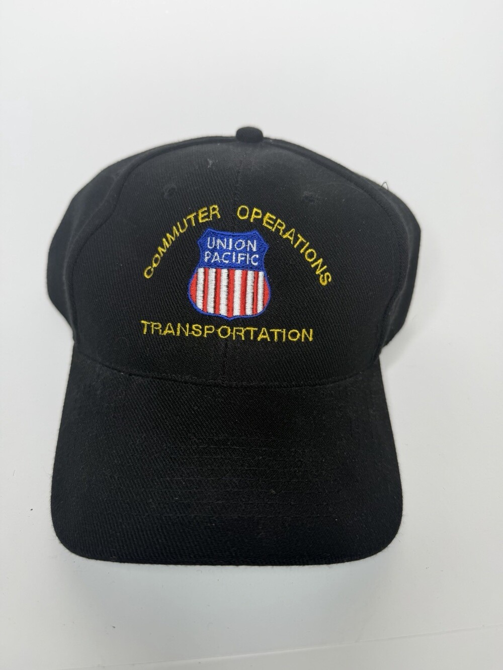 Vintage SnapBack KC Brand Union Pacific Commuter Operations Transportation